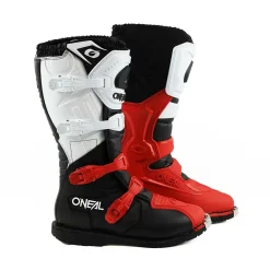 O'Neal Rider Pro Boots - Black White Red -Motorcycle clothing 0335 8 01 36 jpg