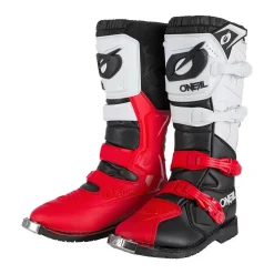 O'Neal Rider Pro Boots - Black White Red -Motorcycle clothing 0335 8 01 38 jpg