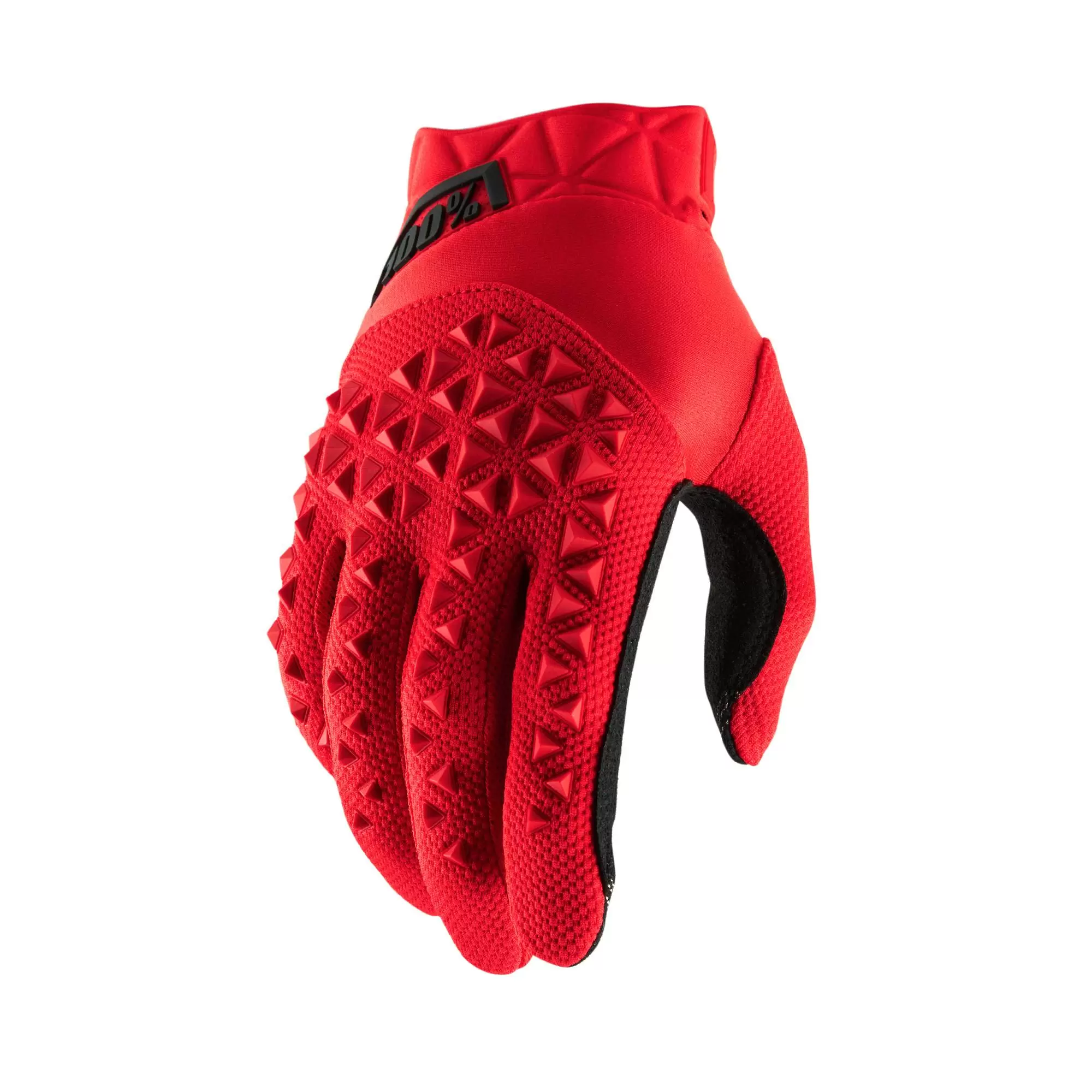 100% Airmatic Red Black Motocross Gloves 8 100% Airmatic Red Black Motocross Gloves - Image 6