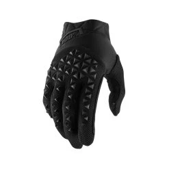 100% Airmatic Black Charcoal Motocross Gloves -Motorcycle clothing 10012 057 18