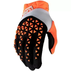 100% Airmatic Orange Black Motocross Gloves -Motorcycle clothing 10012 260 1 jpg