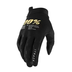 100% ITrack Black Motocross Gloves -Motorcycle clothing 10015 001 5 jpg