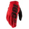 100% Brisker Xtreme Cold Weather Black Fluo Gloves