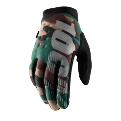 100% Brisker Cold Weather Gloves - Camo Black -Motorcycle clothing 10016 061 6 jpg