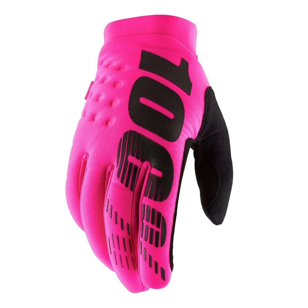 100% Brisker Cold Weather Gloves - Neon Pink 4 100% Brisker Cold Weather Gloves - Neon Pink - Image 2