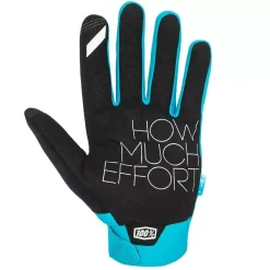 100% Brisker Cold Weather Gloves - Turquoise -Motorcycle clothing 10016 494 01 1 jpg