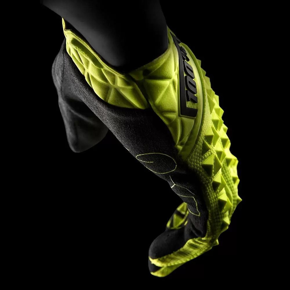 100% Geomatic Fluo Yellow Motocross Gloves 9 100% Geomatic Fluo Yellow Motocross Gloves - Image 7