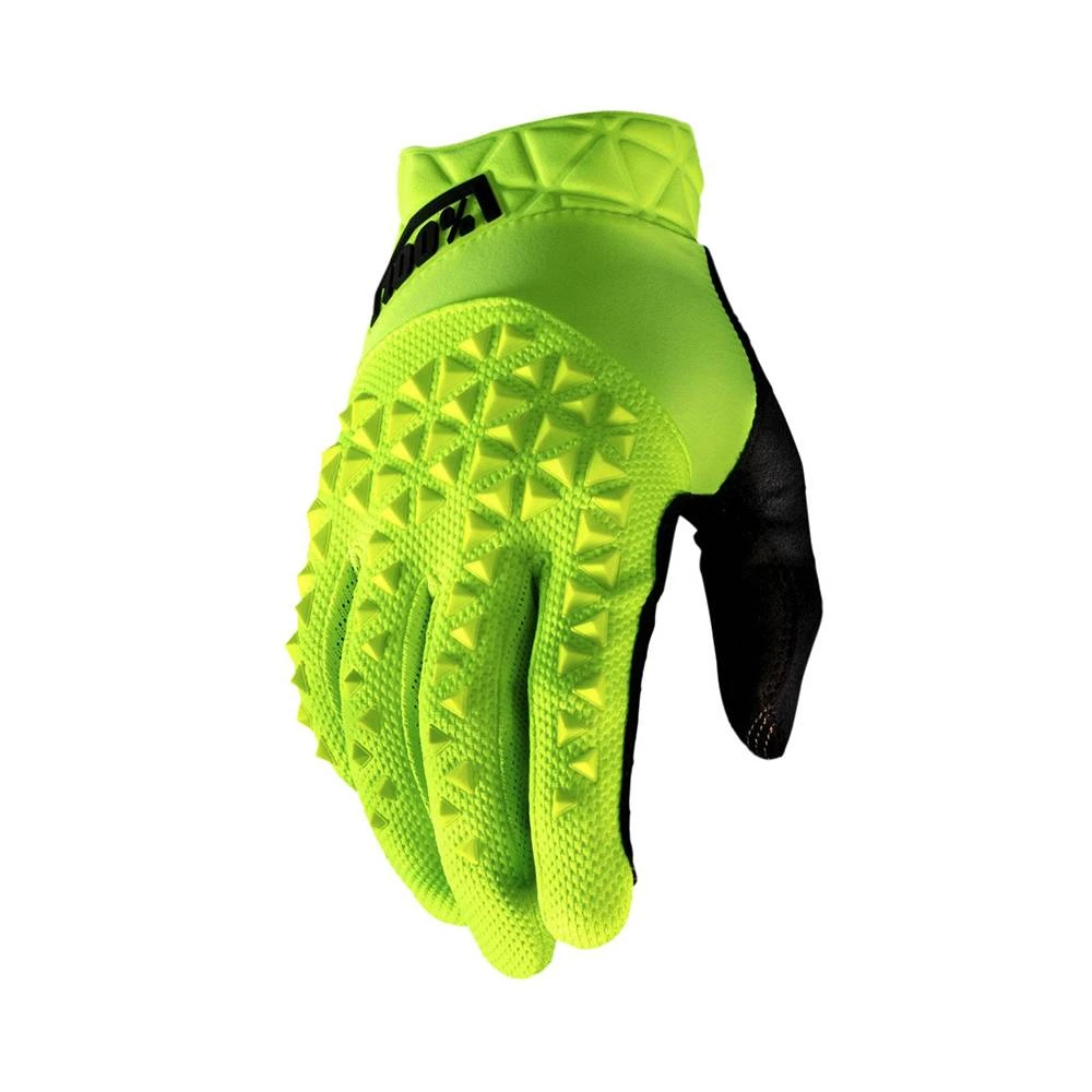 100% Geomatic Fluo Yellow Motocross Gloves 3 100% Geomatic Fluo Yellow Motocross Gloves