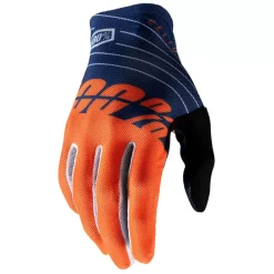 100% Celium Navy Orange Motocross Gloves -Motorcycle clothing 10023 214 3 jpg