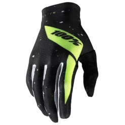 100% Celium Black Fluo Yellow Motocross Gloves -Motorcycle clothing 10023 324 3 jpg