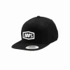 100% Classic Black Snapback Hat 2 100% Classic Black Snapback Hat -Motorcycle clothing 20015 001 1 jpg