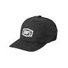 100% Generation X-Fit Charcoal Heather Hat -Motorcycle clothing 20068 052 2
