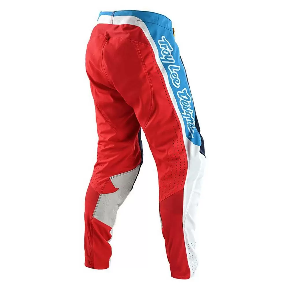 Troy Lee Designs SE Pro Quattro Motocross Pants - Navy Red 10 Troy Lee Designs SE Pro Quattro Motocross Pants - Navy Red - Image 8