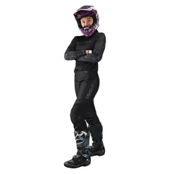 Troy Lee Designs GP Mono Black Women's Motocross Pants -Motorcycle clothing 20849000 05 jpg