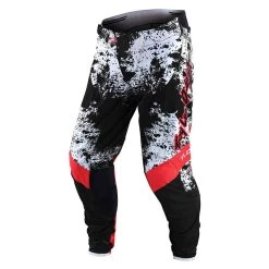 Troy Lee Designs SE Ultra Grime Motocross Pants - Black Rocket Red -Motorcycle clothing 25489300 01 5