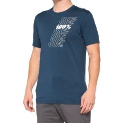 100% Nord T-Shirt - Slate Blue -Motorcycle clothing 32124 182 01 3