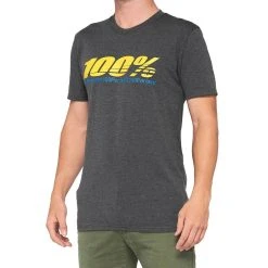 100% Argus Tech Tee - Charcoal Heather