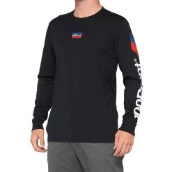 100% Aster Tech Tee - Black 10 100% Aster Tech Tee - Black -Motorcycle clothing 35029 001 01 2