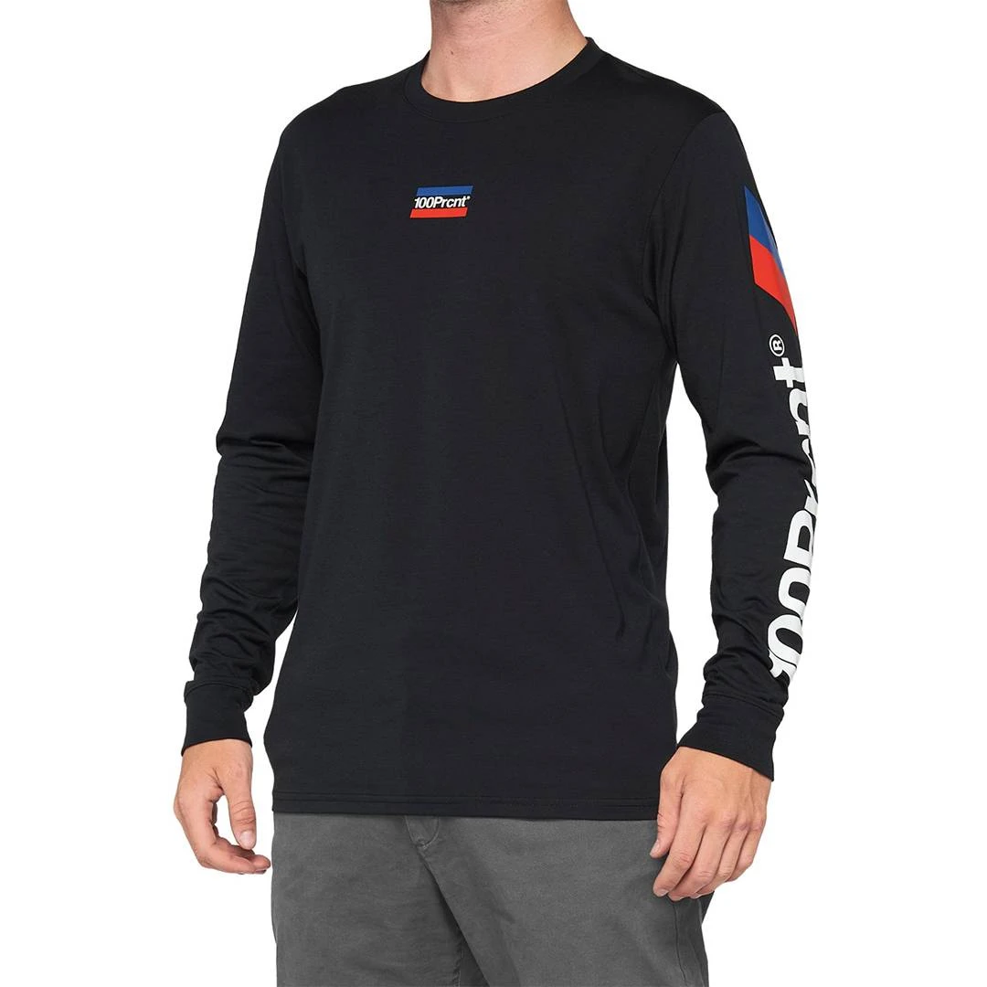 100% Aster Tech Tee - Black 3 100% Aster Tech Tee - Black
