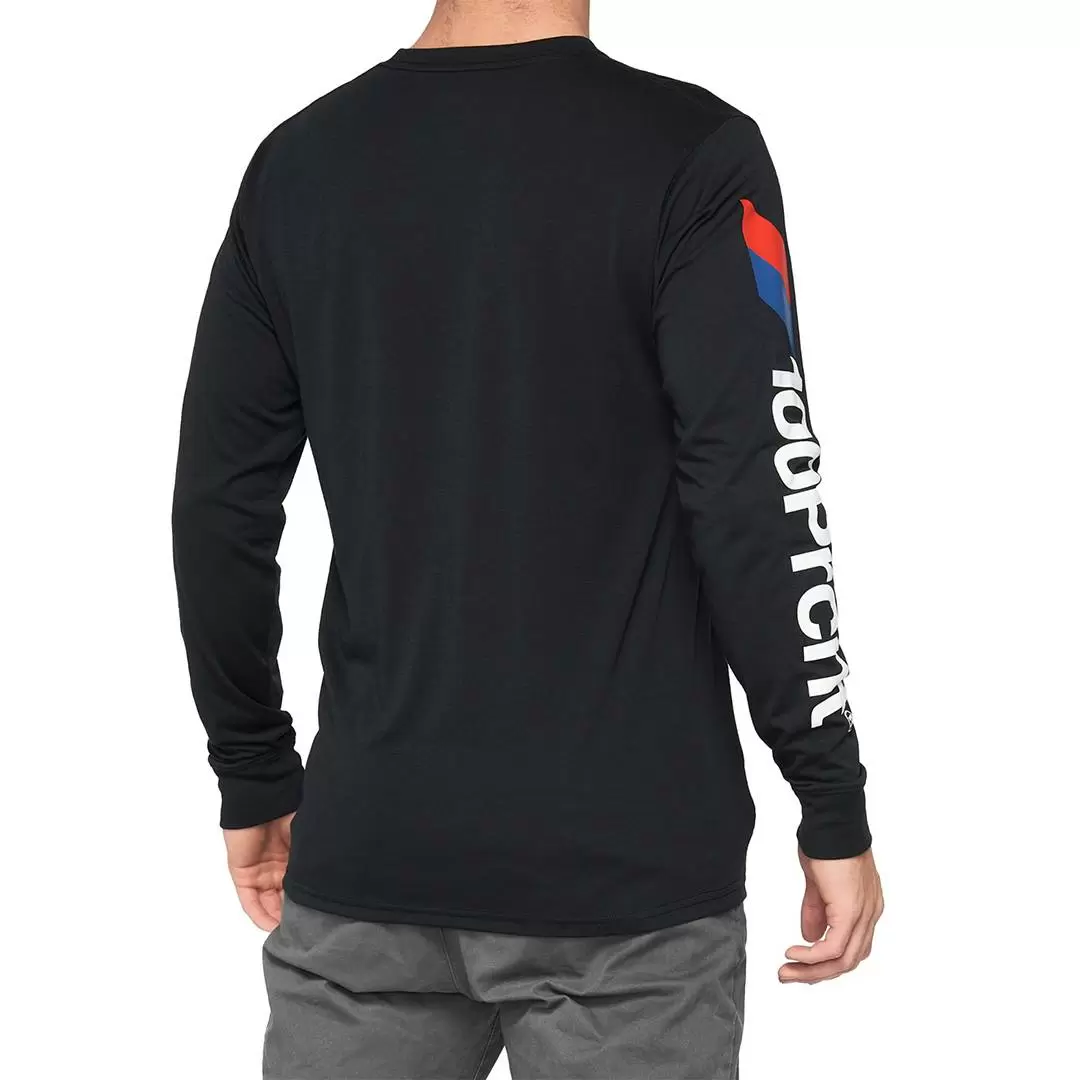 100% Aster Tech Tee - Black 8 100% Aster Tech Tee - Black - Image 6