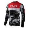 Troy Lee Designs SE Ultra Grime Motocross Jersey - Black Rocket Red -Motorcycle clothing 35489300 01 1 1
