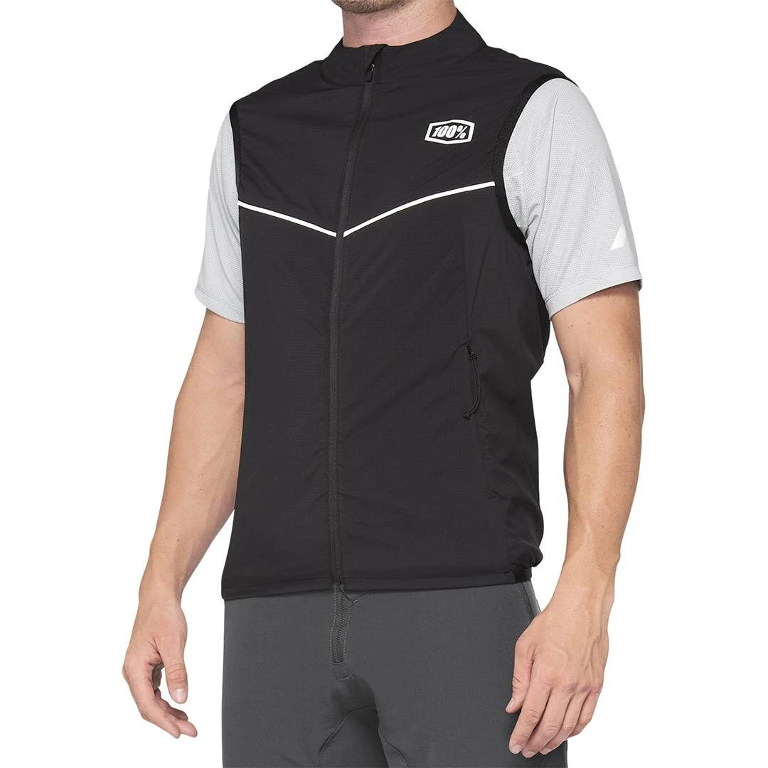 100% Corridor Black Stretch Vest 4 100% Corridor Black Stretch Vest - Image 2