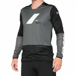 100% R-Core X Charcoal Black Motocross Jersey 12 100% R-Core X Charcoal Black Motocross Jersey -Motorcycle clothing 41002 052 01 jpg
