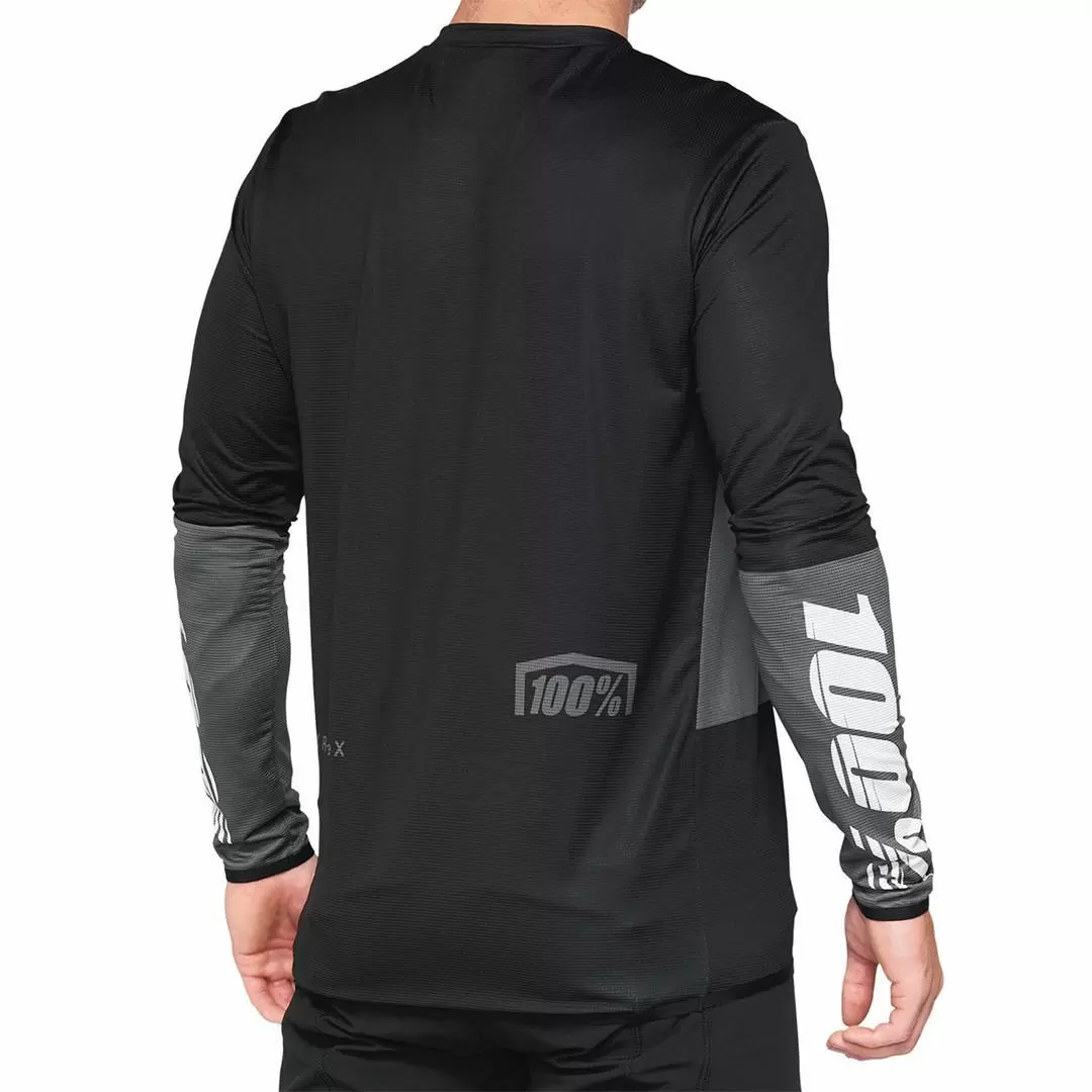 100% R-Core X Charcoal Black Motocross Jersey 8 100% R-Core X Charcoal Black Motocross Jersey - Image 6