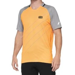 100% Celium Orange Grey Motocross Jersey -Motorcycle clothing 41204 424 01 1