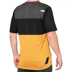 100% Airmatic Black Mustard Motocross Jersey -Motorcycle clothing 41312 330 02 4 jpg
