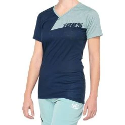 100% Airmatic Navy Seafoam Women's Motocross Jersey -Motorcycle clothing 44306 328 01 4