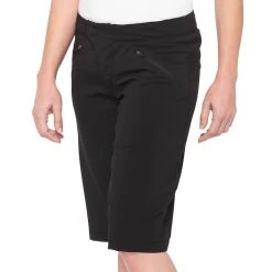 100% Ridecamp Women's Motocross Shorts - Black