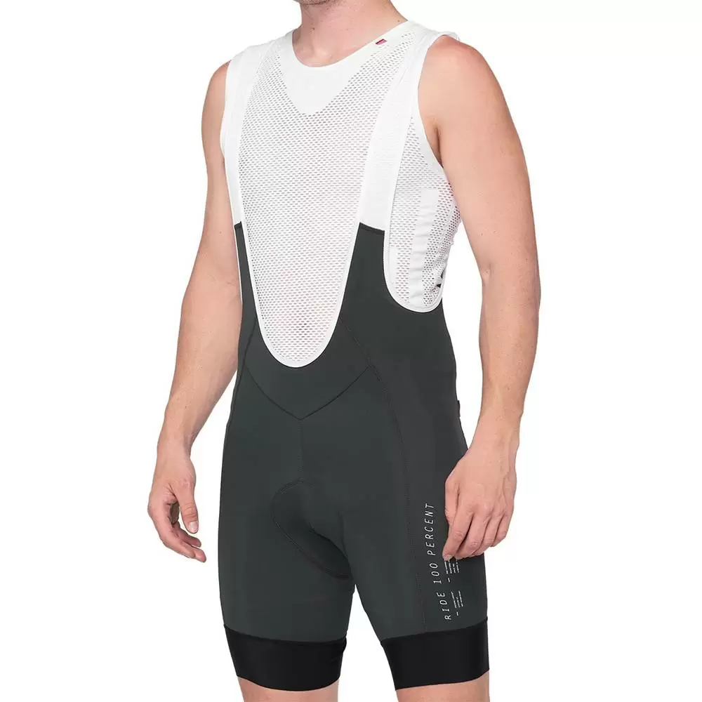 100% Exceeda MTB Bib - Charcoal 7 100% Exceeda MTB Bib - Charcoal - Image 5