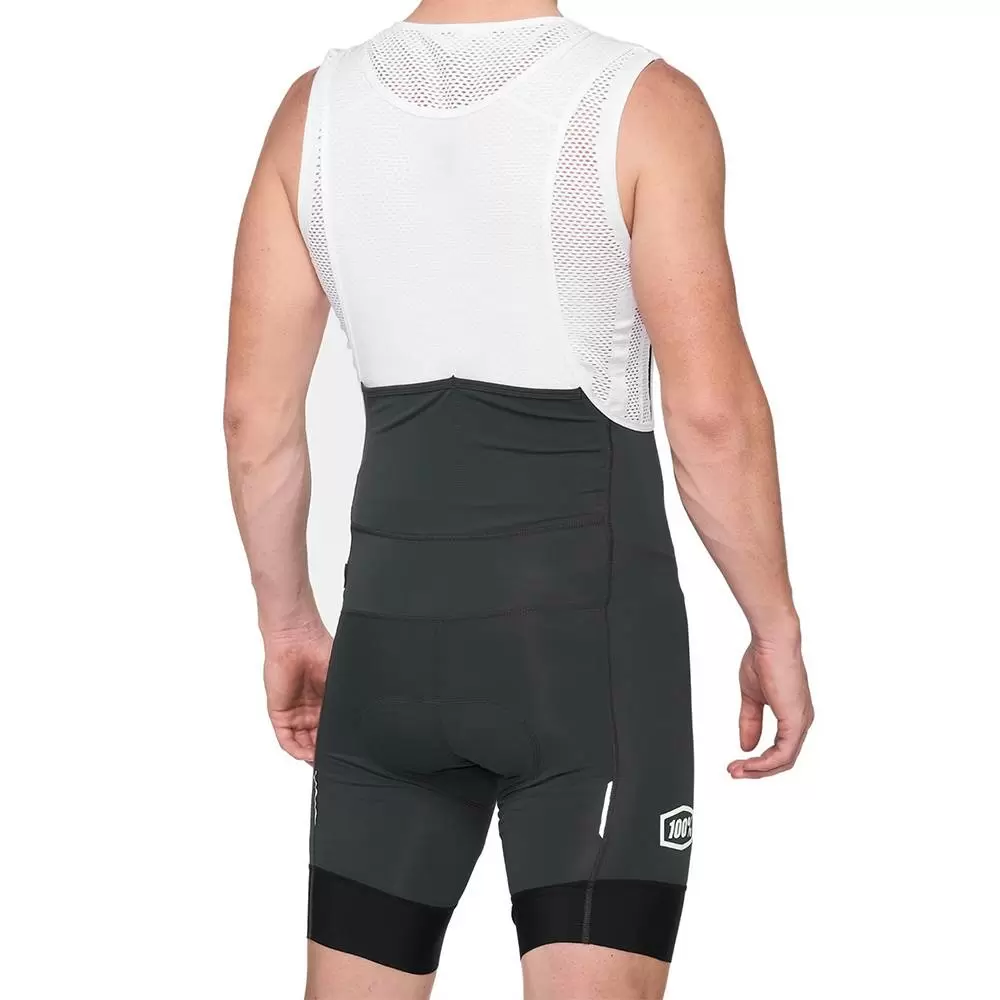 100% Exceeda MTB Bib - Charcoal 8 100% Exceeda MTB Bib - Charcoal - Image 6