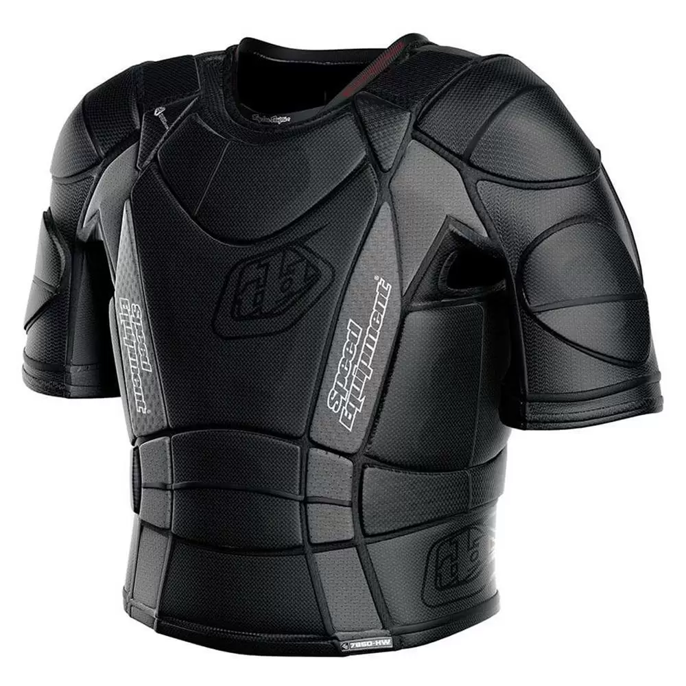 Troy Lee Designs Troy Lee Kids UPS7850 HW Solid Black Chest Protector 6 Troy Lee Designs Troy Lee Kids UPS7850 HW Solid Black Chest Protector - Image 4