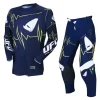 UFO Adrenaline Slim Blue Yellow Motocross Kit Combo -Motorcycle clothing adrkcn jpg