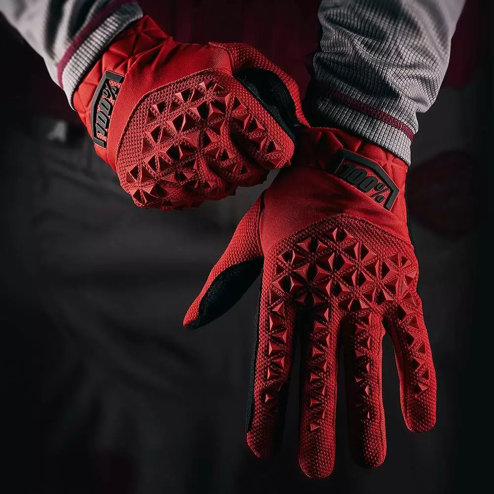 100% Airmatic Red Black Motocross Gloves 10 100% Airmatic Red Black Motocross Gloves - Image 8