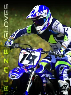 UFO Blaze Blue Motocross Gloves 13 UFO Blaze Blue Motocross Gloves -Motorcycle clothing blaze glove jpg