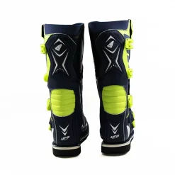 UFO Obsidian Motocross Boots - Blue Neon Yellow -Motorcycle clothing bo006c 03 3 jpg