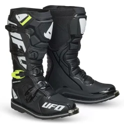 UFO Obsidian Motocross Boots - Black -Motorcycle clothing bo006k 001 jpg