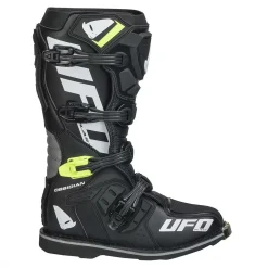 UFO Obsidian Motocross Boots - Black -Motorcycle clothing bo006k 003 jpg