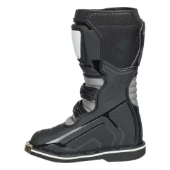 UFO Kids Typhoon Motocross Boots - Black Grey -Motorcycle clothing bo008k 004 jpg