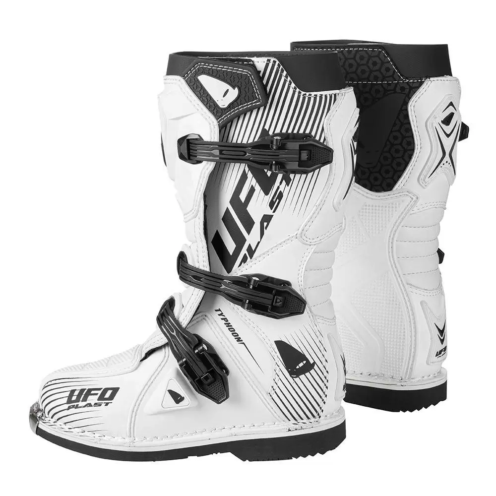 UFO Kids Typhoon Motocross Boots - White 7 UFO Kids Typhoon Motocross Boots - White - Image 5