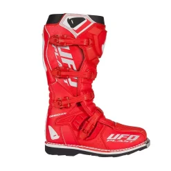 UFO Obsidian Red Motocross Boots -Motorcycle clothing bo009b 06 jpg