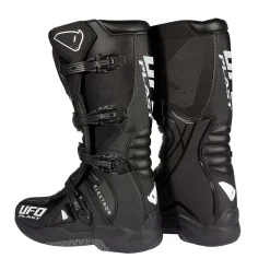 UFO Elektron Black Motocross Boots -Motorcycle clothing bo010k 02 jpg