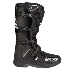 UFO Elektron Black Motocross Boots -Motorcycle clothing bo010k 04 jpg