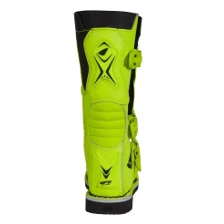 UFO Kids Typhoon Neon Yellow Motocross Boots -Motorcycle clothing bo011 dflu 06 jpg