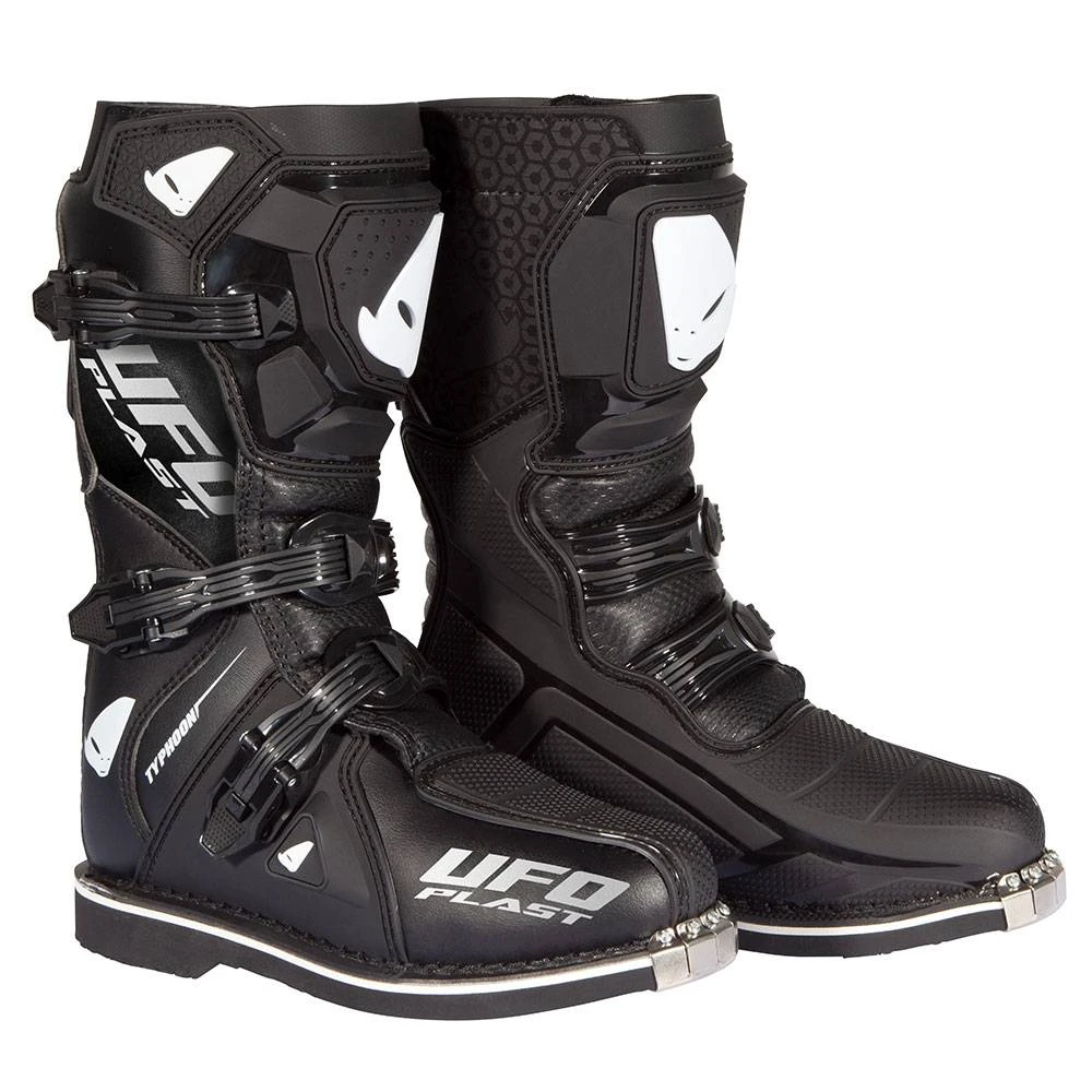 UFO Kids Typhoon Black Motocross Boots 3 UFO Kids Typhoon Black Motocross Boots