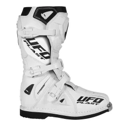 UFO Kids Typhoon White Motocross Boots -Motorcycle clothing bo011w 03 jpg