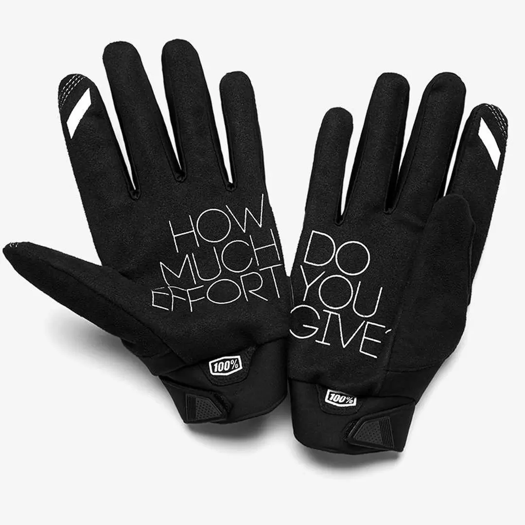 100% Brisker Youth Cold Weather Gloves Fluo Yellow / Black 8 100% Brisker Youth Cold Weather Gloves Fluo Yellow / Black - Image 6